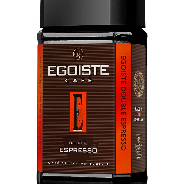 Кофе натуральный сублимированный растворимый Double Espresso (Дабл Эспрессо) ТМ Egoiste (Эгоист)