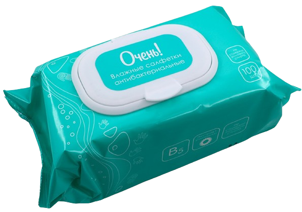 Салфетки влажные гигиенические антибактериальные 