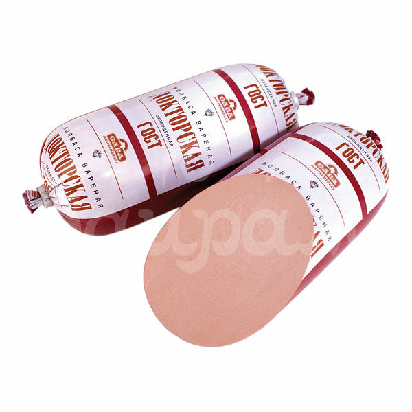 Колбаса Докторская 400гр  Вареная охл ГОСТ САВА