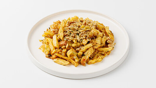 Картофель жареный со свининой