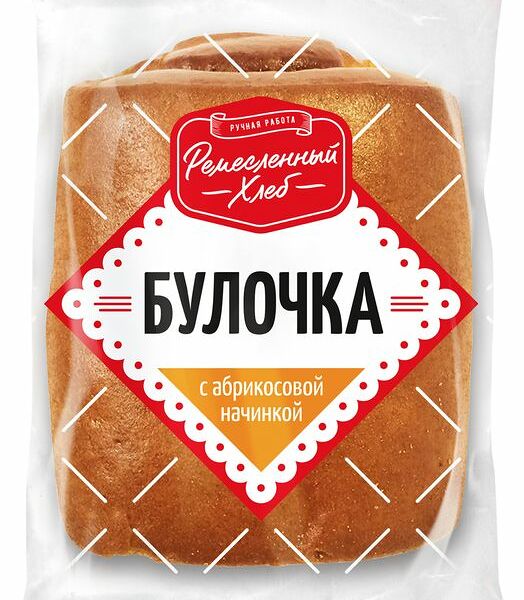 Булочка Ремесленный хлеб с абрикосовой начинкой