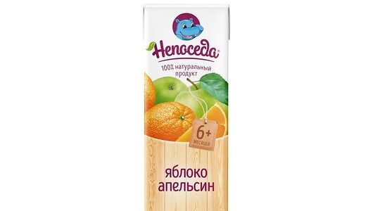 Нектар Непоседа яблоко и апельсин с 6 месяцев