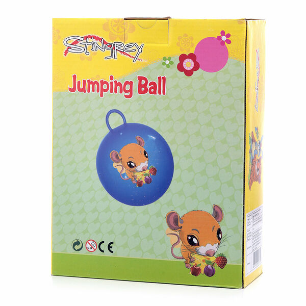 Мяч для прыгания с квадратной ручкой ТМ Stingrey (Стингрей)
