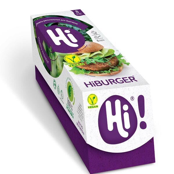 Котлеты растительные Hi Hiburger для бургера