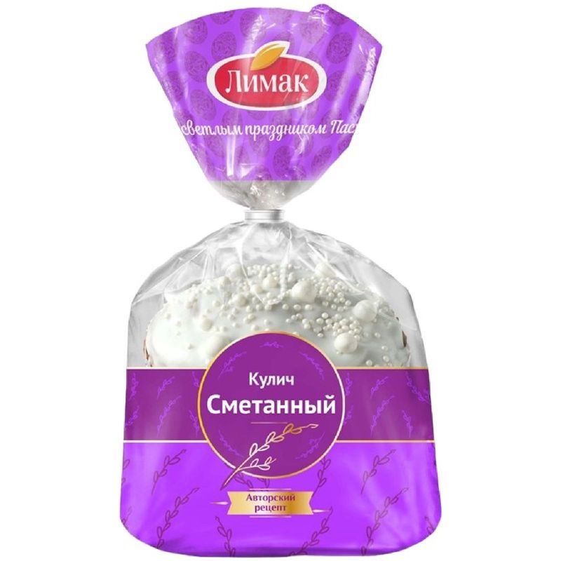 

Кулич Лимак Сметанный 450 г