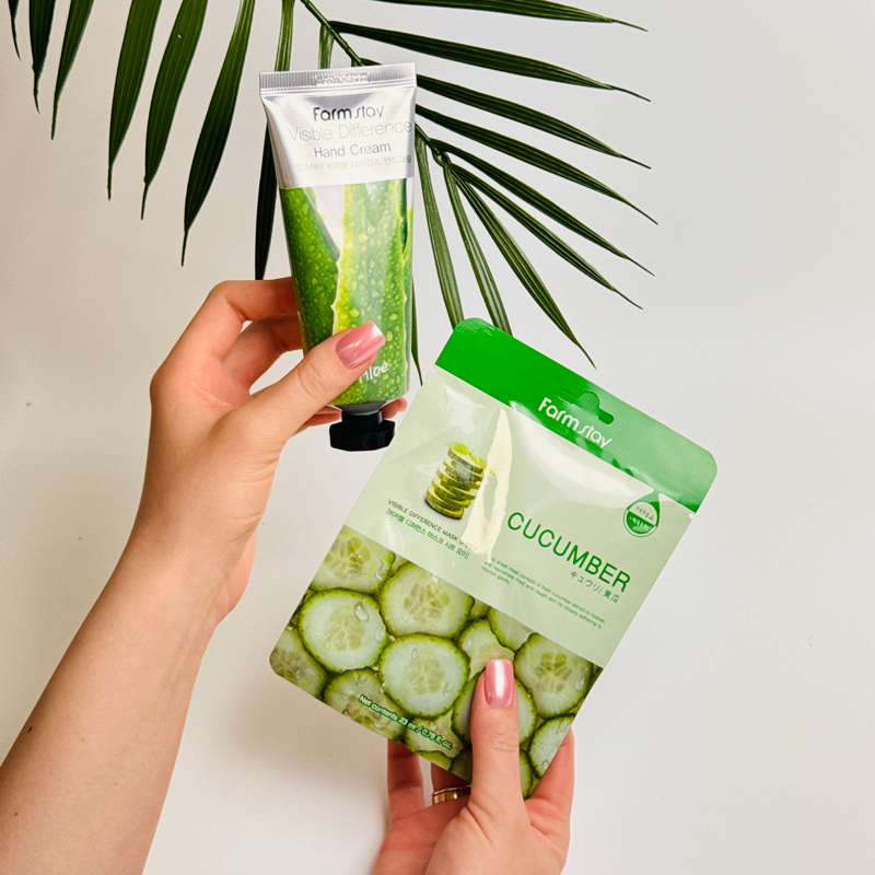 

Тканевая маска для лица FarmStay Visible Difference с экстрактом огурца 23 мл