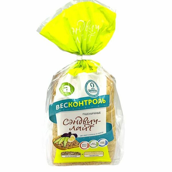 Изделие хлебобулочное Арзамасский Сэндвич-лайт пшеничное