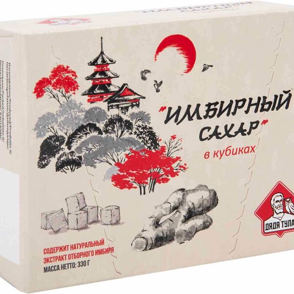 Сахар прессованный кусковой Дядя Тула с экстрактом имбиря