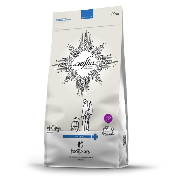 Сухой корм Craftia galena dog hepatic care, при заболеваниях печени