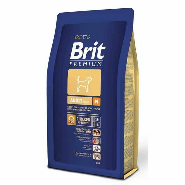 Корм для взрослых собак средних пород Brit Premium