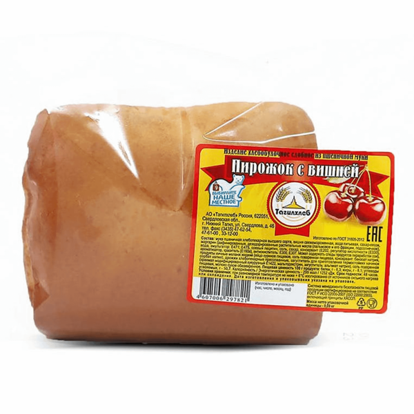 Пирожок Тагилхлеб с вишней 90 г