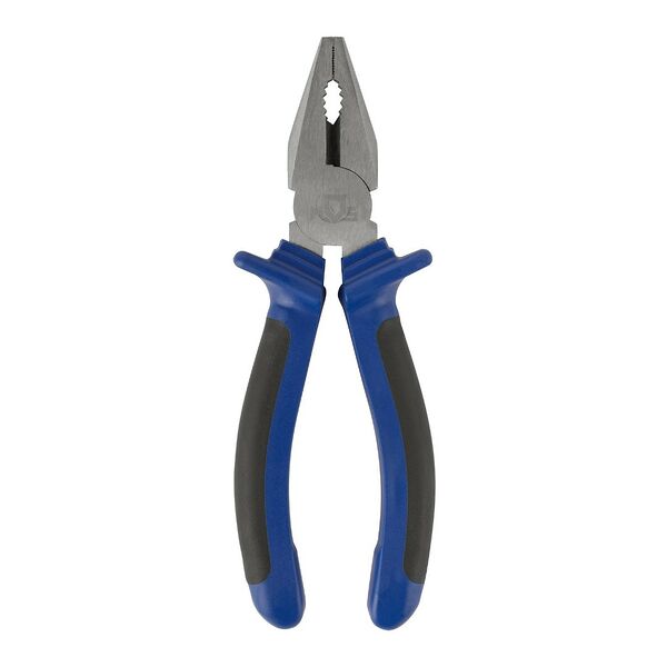 Плоскогубцы комбинированные Один, обрезиненные ручки, полированная сталь, 180 мм