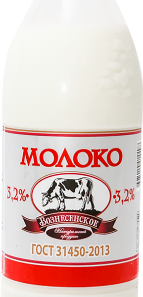 Молоко пастеризованное ВОЗНЕСЕНСКОЕ 3,2%, без змж