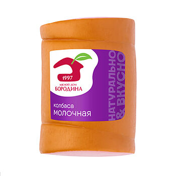 Колбаса вареная МД Бородина Молочная б/о Россия
