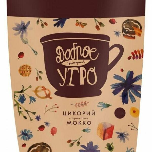 Цикорий натуральный растворимый Мокко ТМ Доброе утро