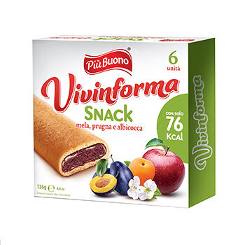 Батончик Piu Buono с мякотью фруктов 126 г