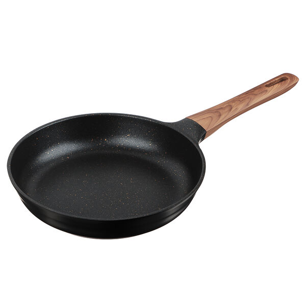 Satoshi карнуа сковорода литая d24см, антипригарное покрытие мрамор, индукция