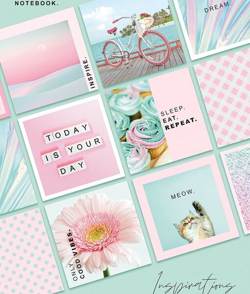 Бизнес-блокнот Hatber Яркие эмоции в клеточку 80л А4