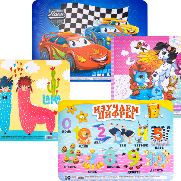 Покрытие настольное для лепки PROF-PRESS А3, в ассортименте Арт. НПД-4239/ НПД-5108/10/ НПД-4238/ НПД-9265/6