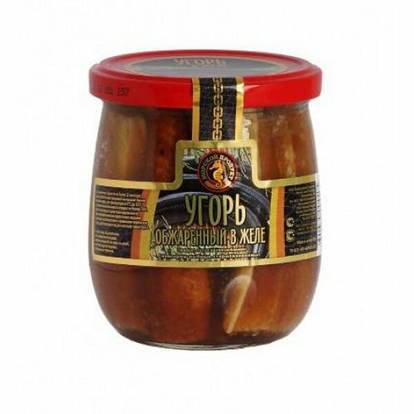 Угорь обжаренный в желе ТМ Морской продукт