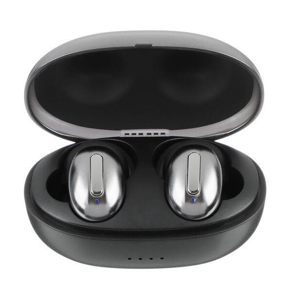 By наушники беспроводные tws блюз, кейс, 45/300мач, bt 5.0, черный