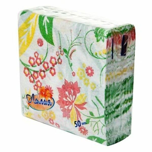 Салфетки Лилия сервировочные 24х24см, 50шт