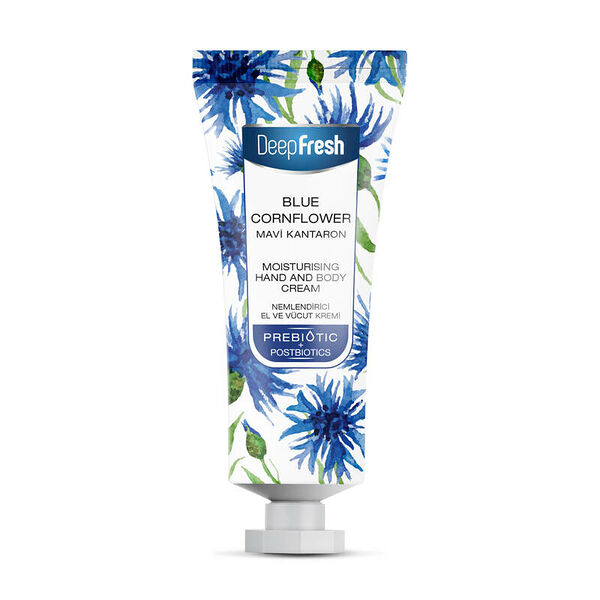 Крем DEEP FRESH Prebiotics Blue Cornflower увлажняющий с экстрактом голубого василька для рук и тела 50мл