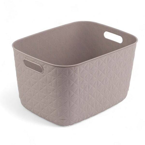 Корзина для хранения Curver Softex L серая 19 л, 37.7 x 8.8 x 22 см