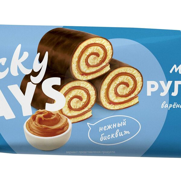 Мини-рулеты Lucky Days с вареной сгущенкой 175 г