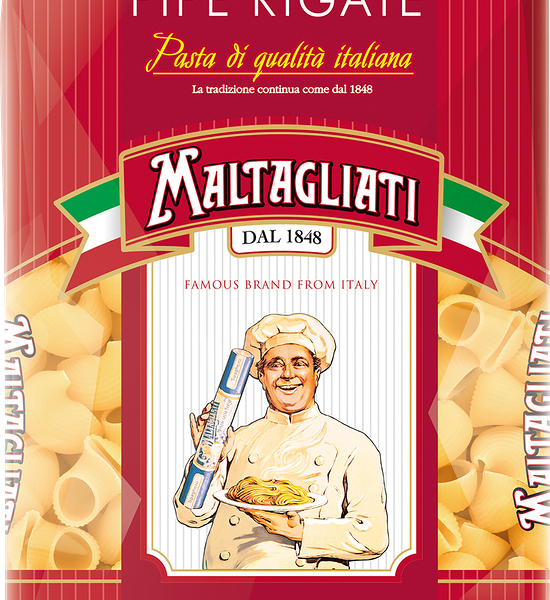Макароны MALTAGLIATI Рожок крупный