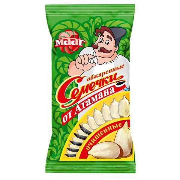 Семена подсолнечника Мааг От Атамана Отборные, обжаренные очищенные