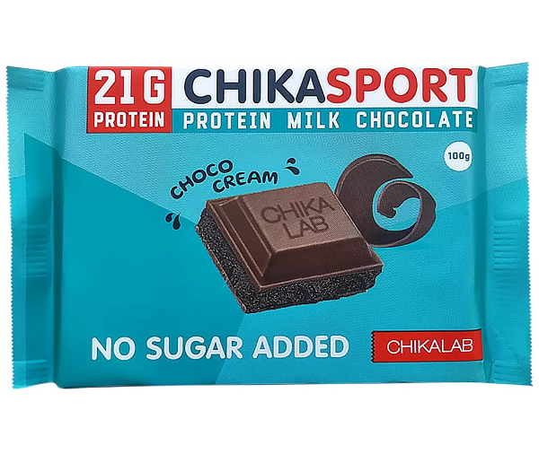 Chikalab Chika Sport Шоколад молочный с шоколадной начинкой 100 г