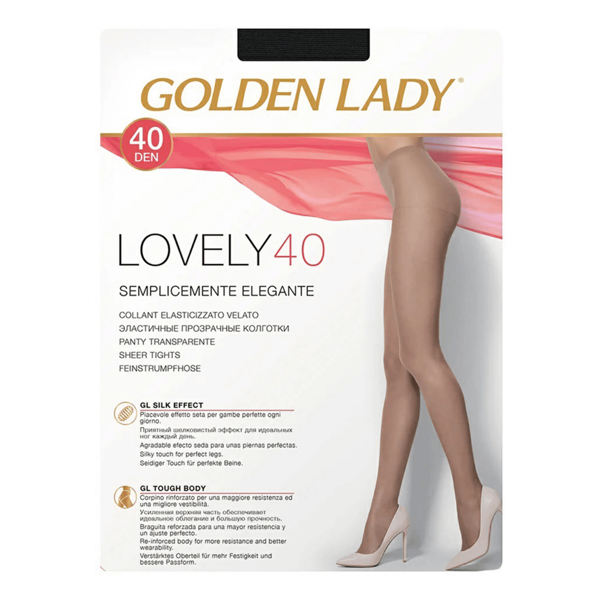 Колготки Golden Lady Lovely 40 den nero размер 4