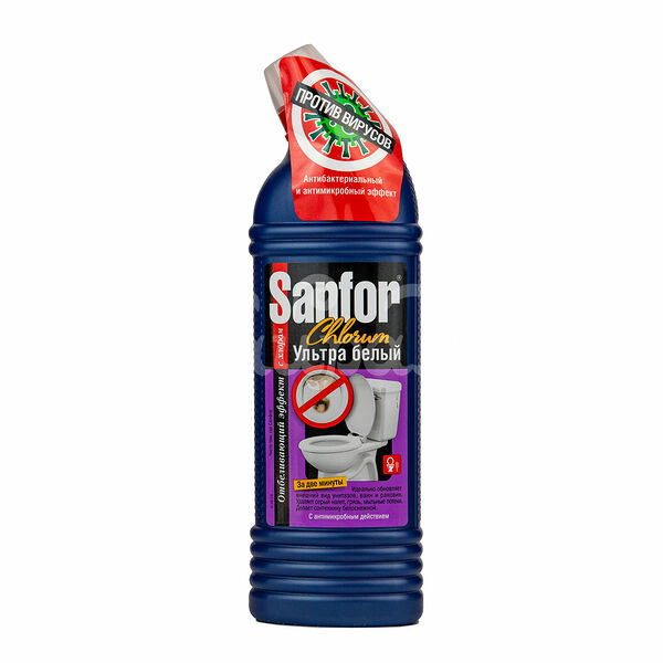 Средство чистящее Sanfor 750гр Chlorum Ультра Белый