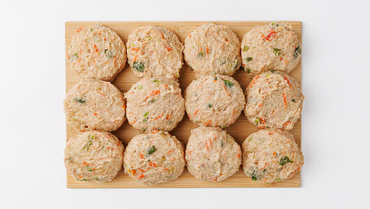 Биточки Индейка-овощи замороженные