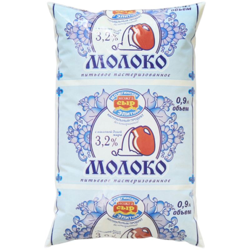 

Молоко Можгасыр пастеризованное 3.2% 900 мл
