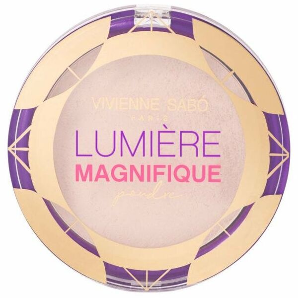 Пудра компактная сияющая Vivienne Sabo Lumiere Magnifique т.01 Светло-бежевый