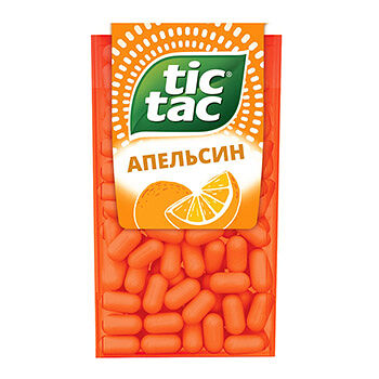 Драже Апельсин ТМ Tic Tac (Тик Так), 49г
