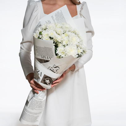 9 хризантем