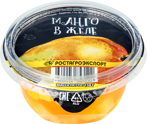

Манго Ростагроэкспорт в желе 150 г