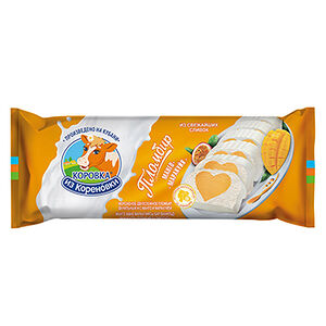 Мороженое пломбир ванильный - манго и маракуйя ТМ Коровка из Кореновки