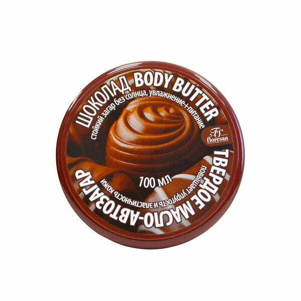 Масло-автозагар Floresan Body Butter твердое шоколад 100 мл