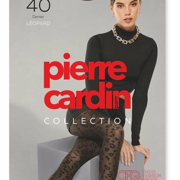 Колготки женские Pierre Cardin Leopard черные 40 den размер 3