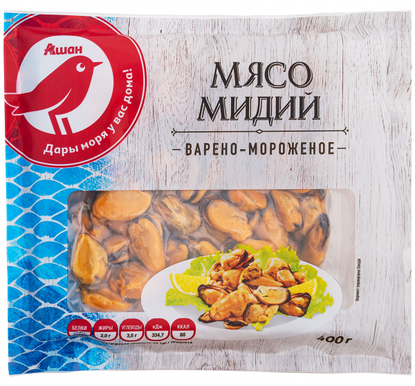 Мясо мидий Ашан Красная птица