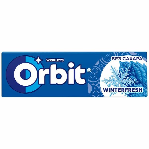 Жевательная резинка Orbit Winterfresh, 13.6г
