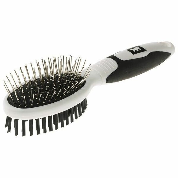 Ферпласт Расческа-щётка GRO 5762 PREMIUM двойная для собак и кошек