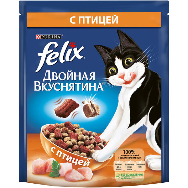 Felix Двойная вкуснятина для кошек Птица