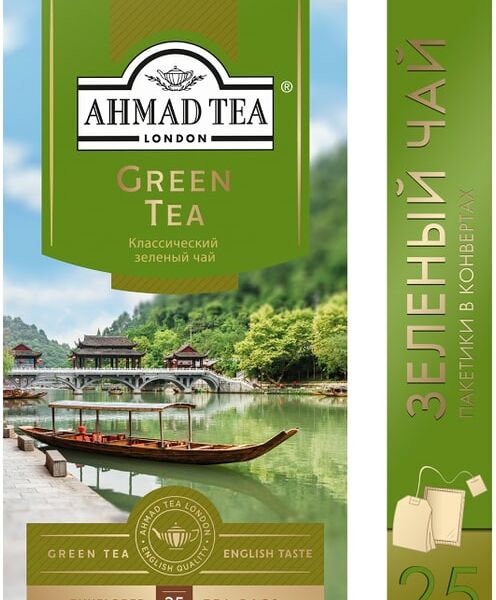 Чай зеленый Ahmad Tea Green Tea 25*2г