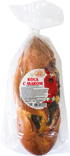 Коса Хлебозавод №5 с маком 200 г