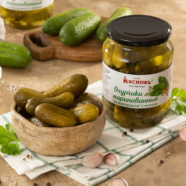 Огурчики маринованные по-новгородски Мясновъ Буфет